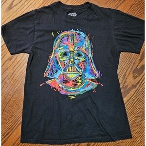 Star Wars Men's Darth Vader Psychedelic Graphic Tee